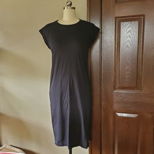 The Luxe Cotton Side-Slit Tee Dress